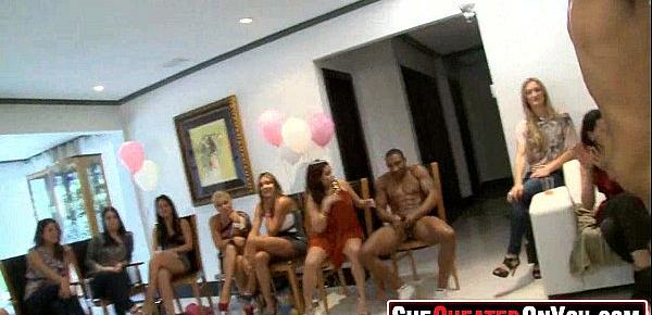 42 Strippers get blown at cfnm sex party  37
